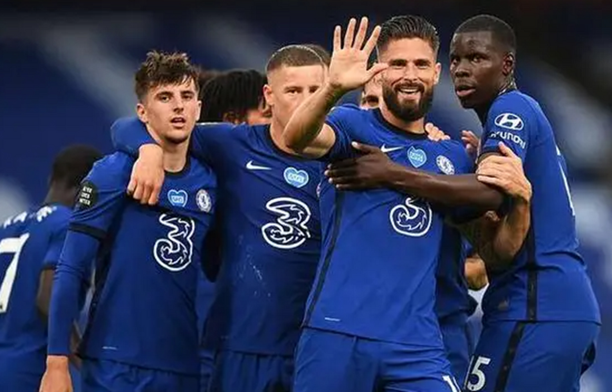 切尔西力克莱斯特城，取得胜利